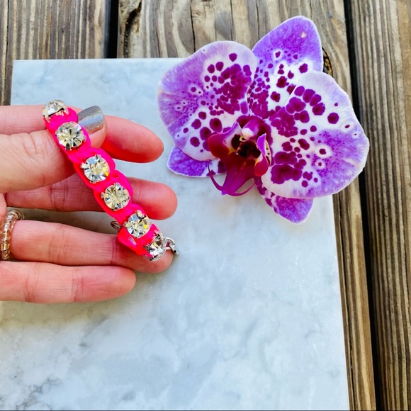 DANNIJO Ellen Pink Crystal Bracelet NWT - Picture 16 of 17